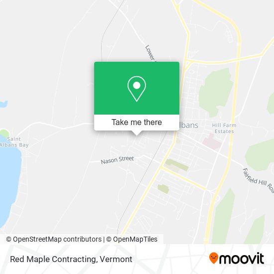 Mapa de Red Maple Contracting