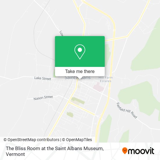 Mapa de The Bliss Room at the Saint Albans Museum