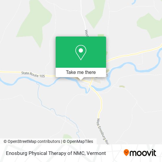 Mapa de Enosburg Physical Therapy of NMC