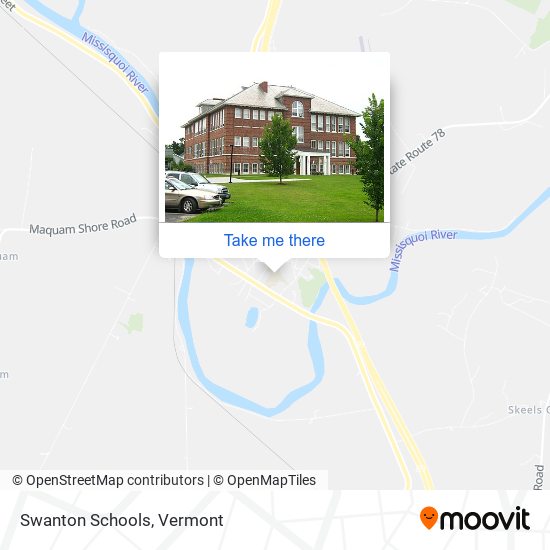 Swanton Schools map