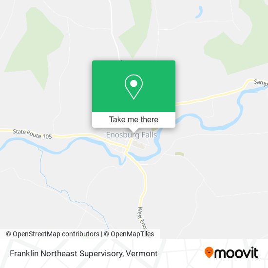 Franklin Northeast Supervisory map