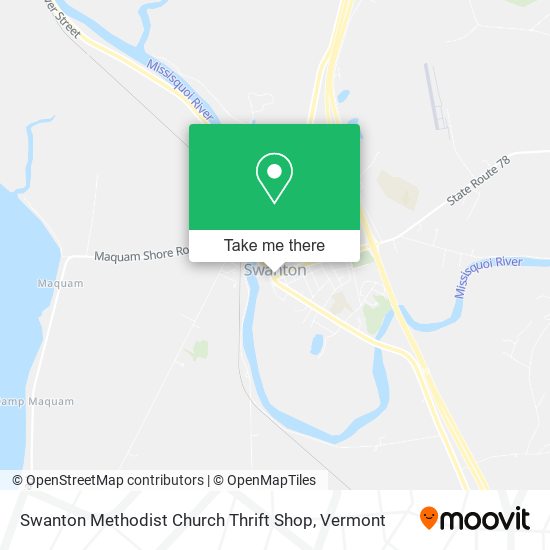 Swanton Methodist Church Thrift Shop map