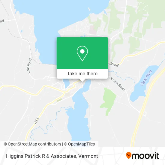 Higgins Patrick R & Associates map