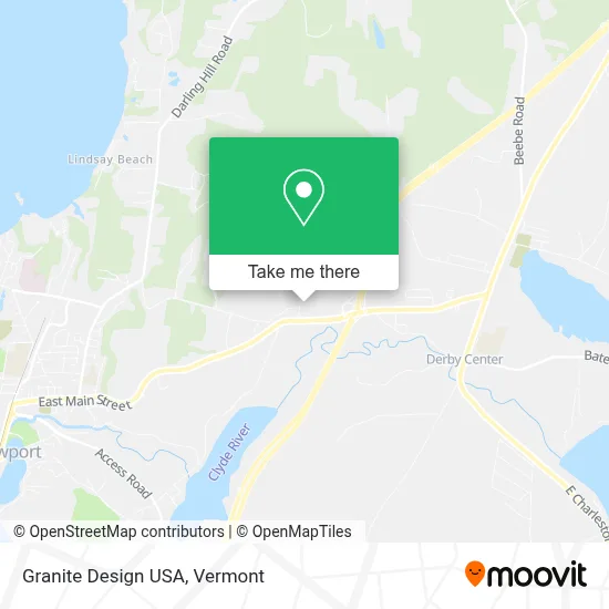 Granite Design USA map