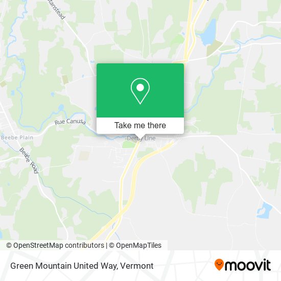 Green Mountain United Way map