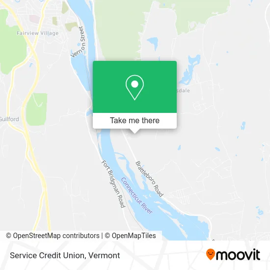 Service Credit Union map