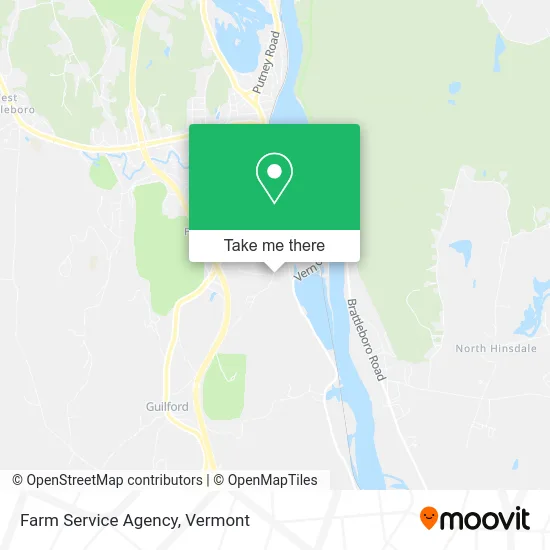 Farm Service Agency map