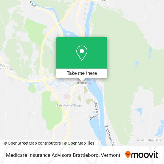 Medicare Insurance Advisors Brattleboro map
