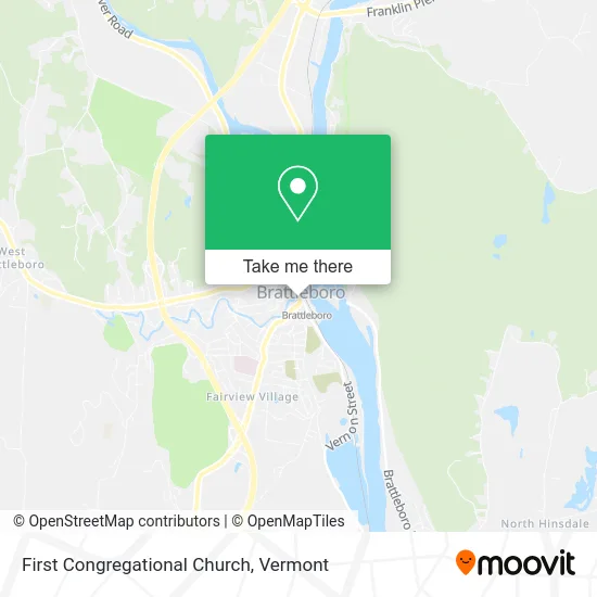 First Congregational Church map