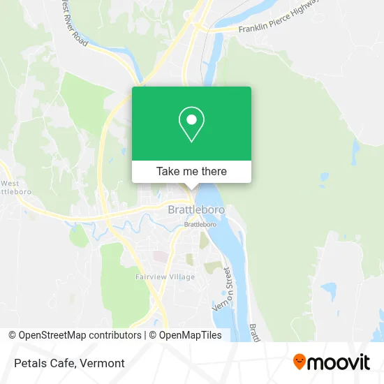 Petals Cafe map