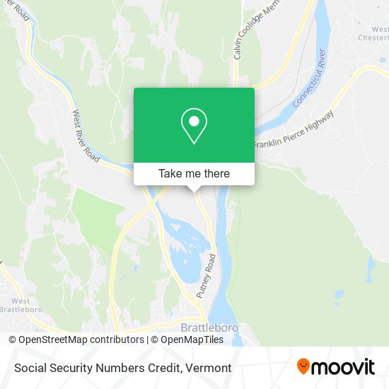 Social Security Numbers Credit map