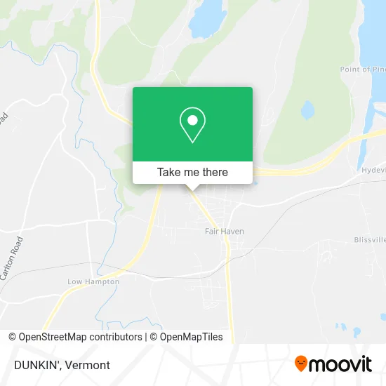 DUNKIN' map