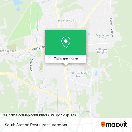 Mapa de South Station Restaurant
