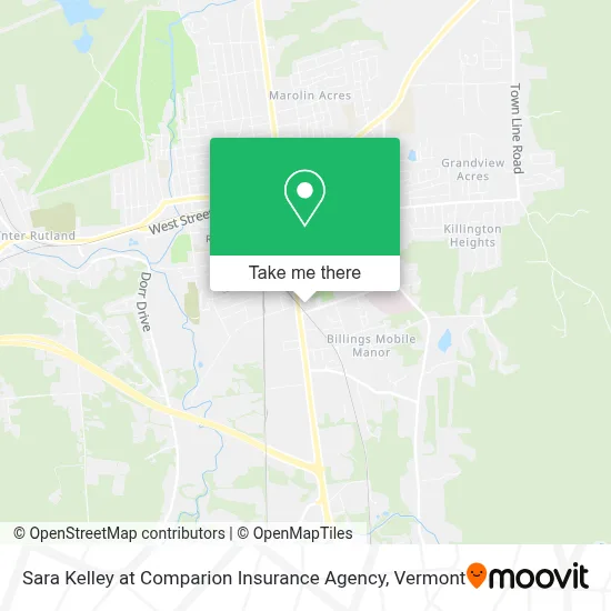 Sara Kelley at Comparion Insurance Agency map