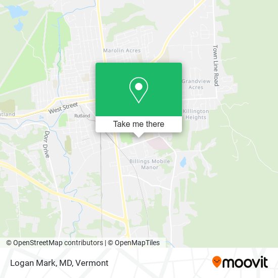 Logan Mark, MD map