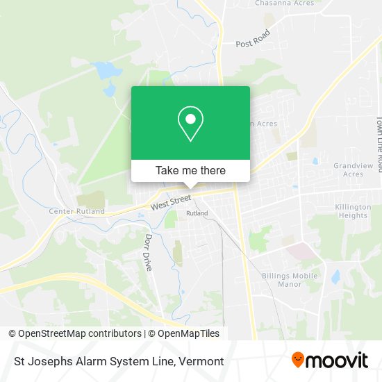 St Josephs Alarm System Line map