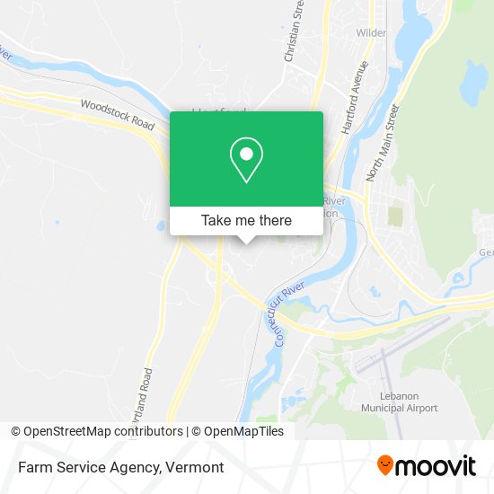 Mapa de Farm Service Agency
