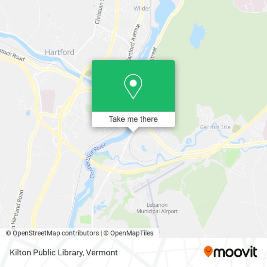 Kilton Public Library map