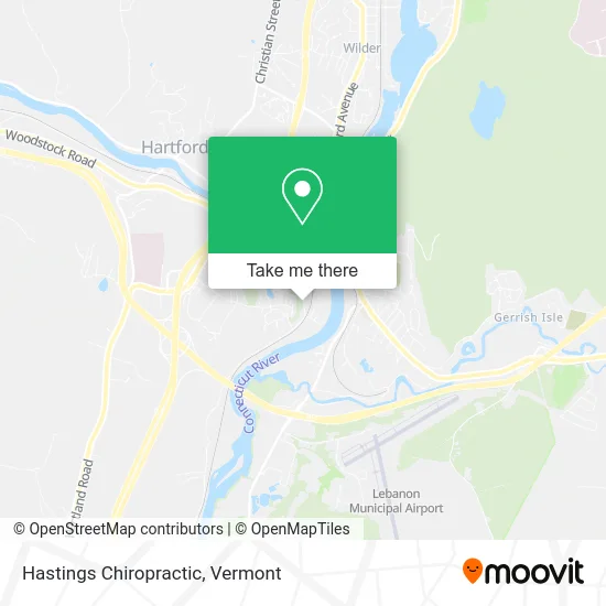 Hastings Chiropractic map