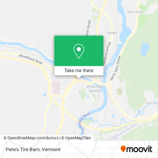 Mapa de Pete's Tire Barn