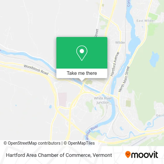 Hartford Area Chamber of Commerce map