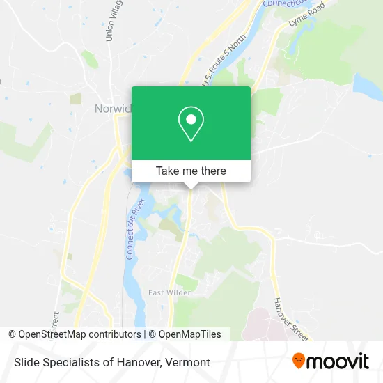 Slide Specialists of Hanover map