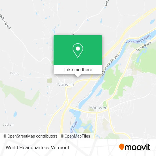 World Headquarters map