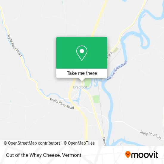 Out of the Whey Cheese map