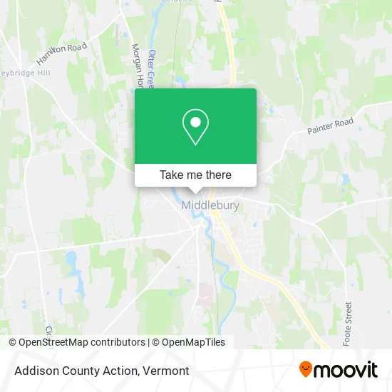 Addison County Action map