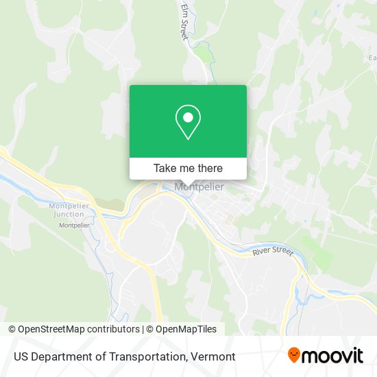 Mapa de US Department of Transportation