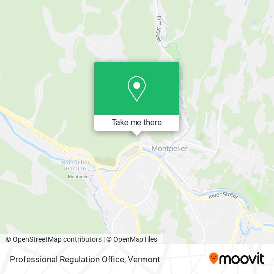 Professional Regulation Office map