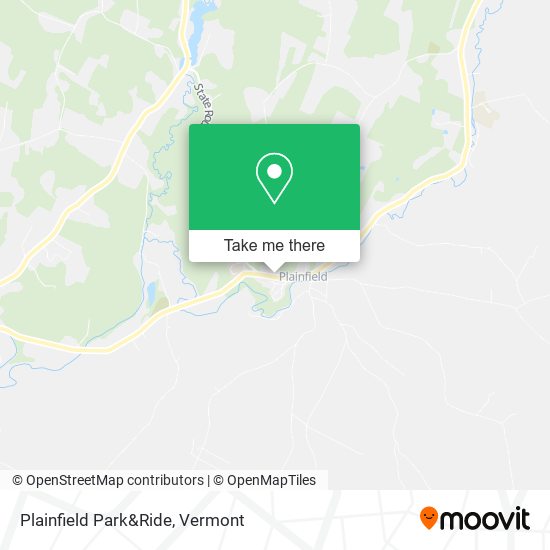 Mapa de Plainfield Park&Ride