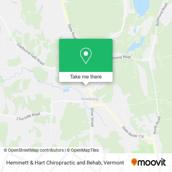Hemmett & Hart Chiropractic and Rehab map