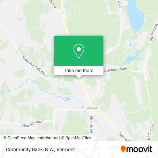 Community Bank, N.A. map