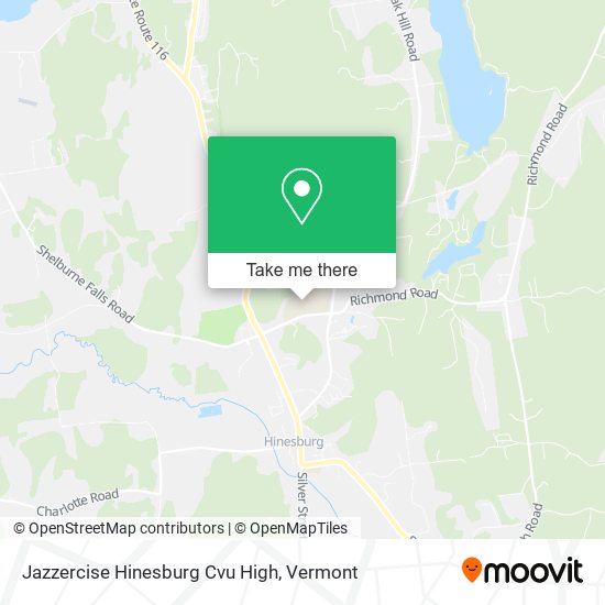 Mapa de Jazzercise Hinesburg Cvu High