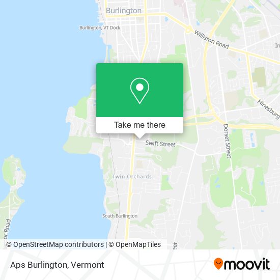 Mapa de Aps Burlington