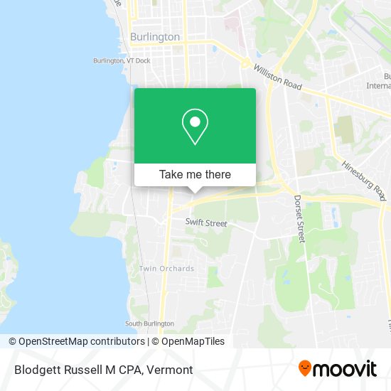 Mapa de Blodgett Russell M CPA