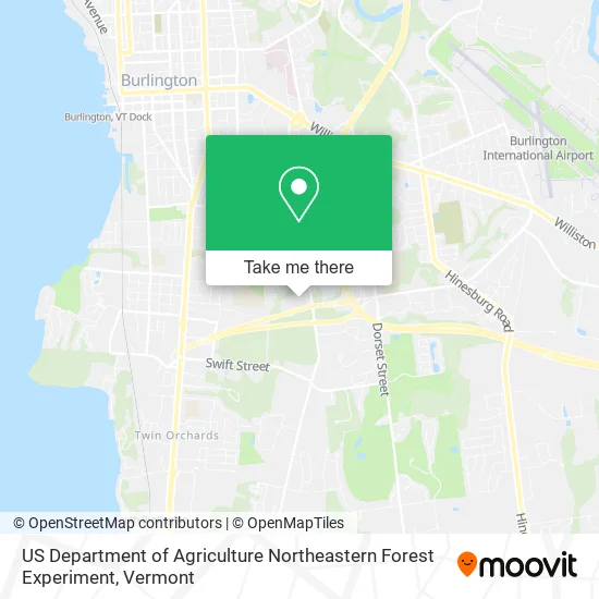 US Department of Agriculture Northeastern Forest Experiment map