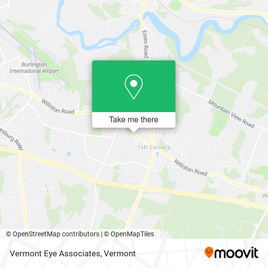 Vermont Eye Associates map
