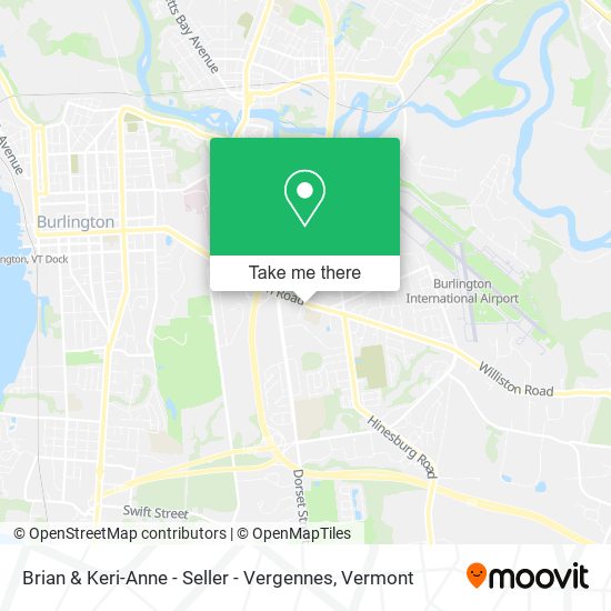 Mapa de Brian & Keri-Anne - Seller - Vergennes