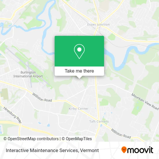 Interactive Maintenance Services map