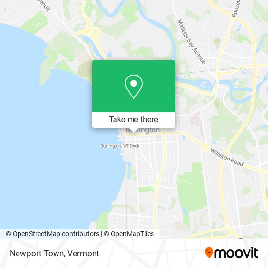 Mapa de Newport Town