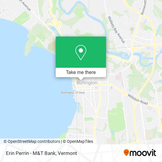 Mapa de Erin Perrin - M&T Bank