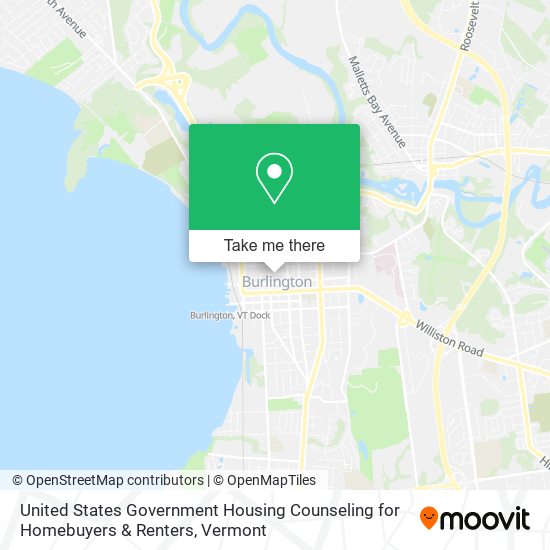 United States Government Housing Counseling for Homebuyers & Renters map
