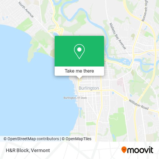 H&R Block map