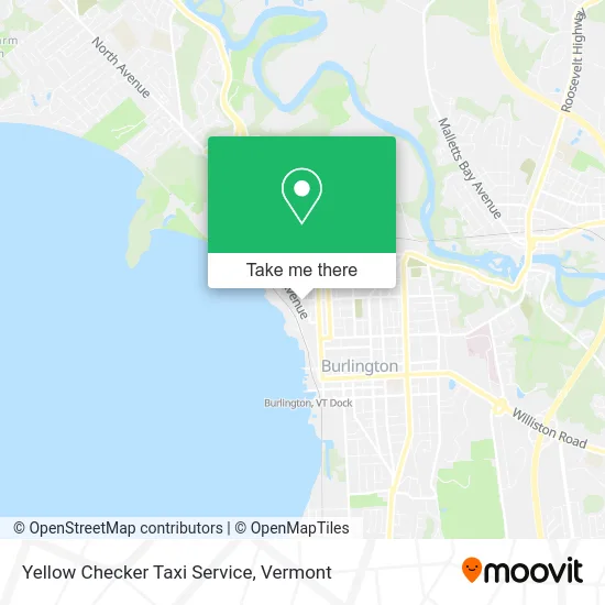 Yellow Checker Taxi Service map