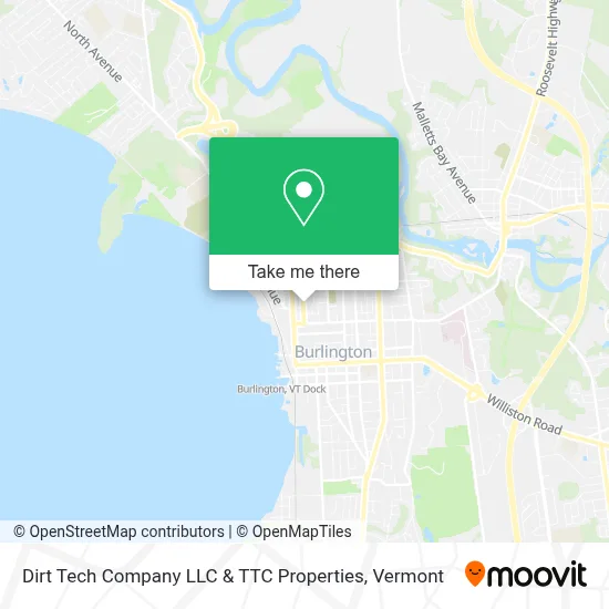 Dirt Tech Company LLC & TTC Properties map