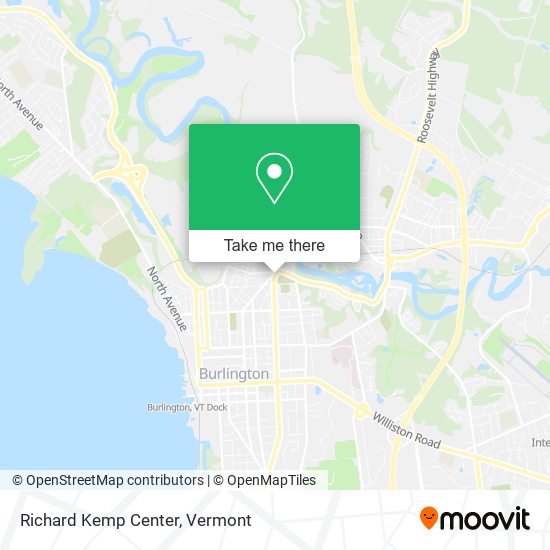 Mapa de Richard Kemp Center