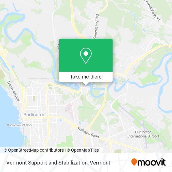 Mapa de Vermont Support and Stabilization