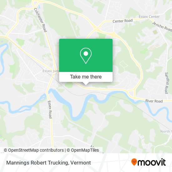 Mannings Robert Trucking map
